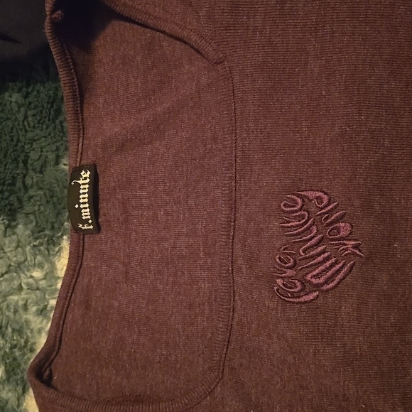 BNWT F.minute FEVERMINUTE WORLD Korean runway brand crop long sleeve RARE - Picture 4 of 10